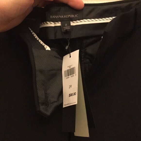 Banana Republic LOGAN Bi Stretch Trouser Black - Picture 4 of 8